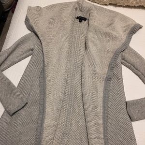 Long knit cardigan